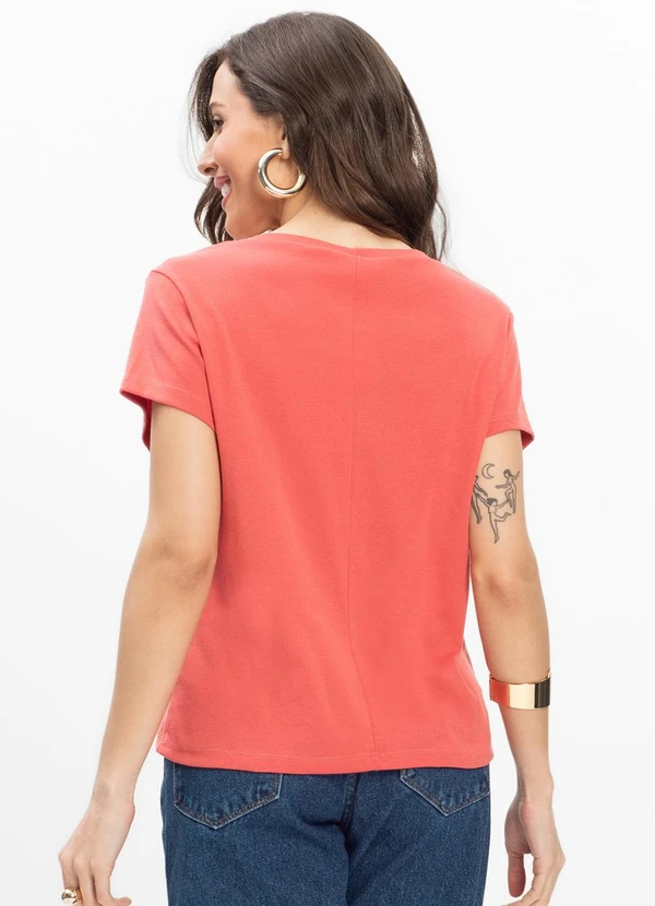 Infinita Cor - Blusa Feminina Laranja 2