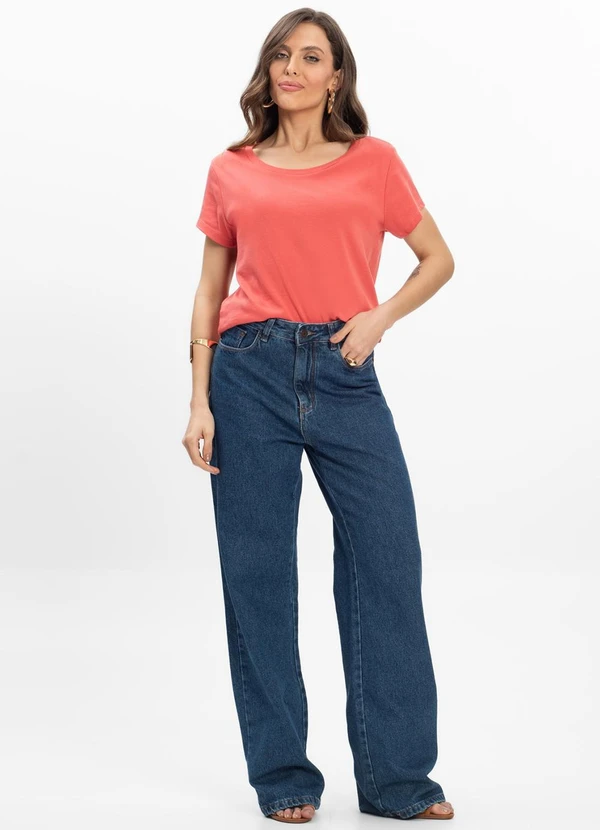 Infinita Cor - Blusa Feminina Laranja 3