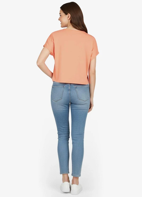 Infinita Cor - Blusa Feminina Laranja 3