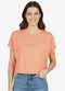 Infinita Cor - Blusa Feminina Preto - variação: Laranja