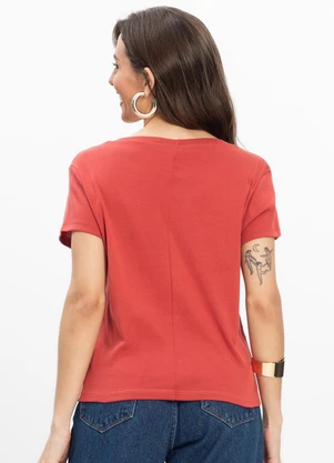Infinita Cor - Blusa Feminina Laranja - INFINITA COR