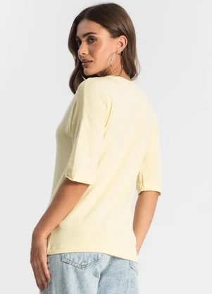 Select - Blusa Feminina Lisa Amarelo - SELECT