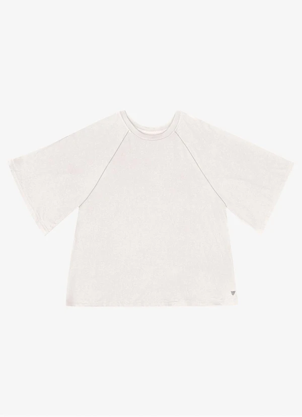 Veev - Blusa Feminina Lisa em Malha Modal Bege