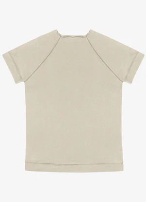 Veev - Blusa Feminina Lisa em Poliamida Bege - VEEV