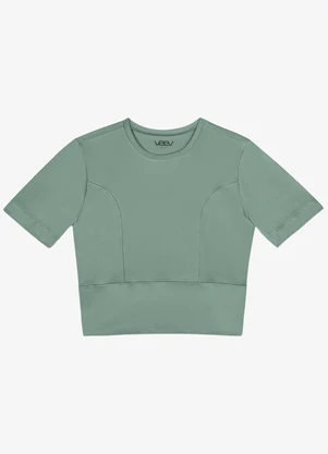 Veev - Blusa Feminina Lisa em Poliamida Verde - VEEV