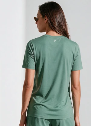 Veev - Blusa Feminina Lisa em Poliamida Verde - VEEV