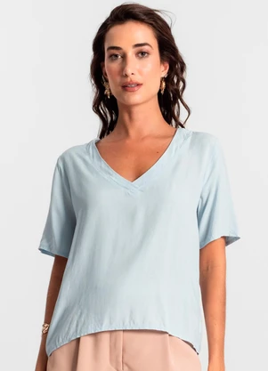 Endless - Blusa Feminina Lisa Azul - ENDLESS