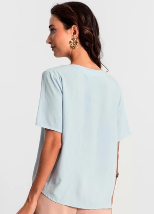 Endless - Blusa Feminina Lisa Azul - ENDLESS