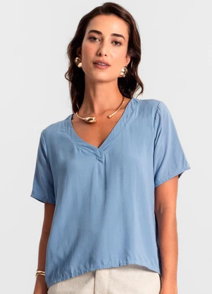 Endless - Blusa Feminina Lisa Azul - ENDLESS
