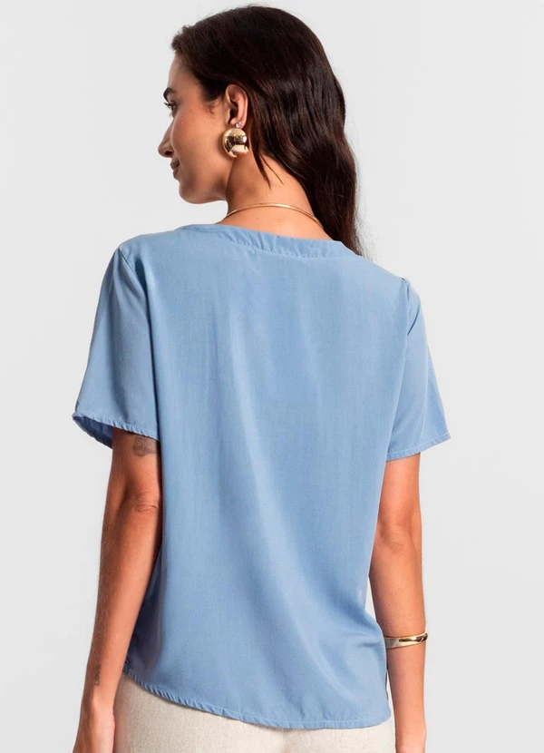 Endless - Blusa Feminina Lisa Azul 2