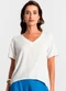 Endless - Blusa Feminina Lisa Verde - variação: Bege