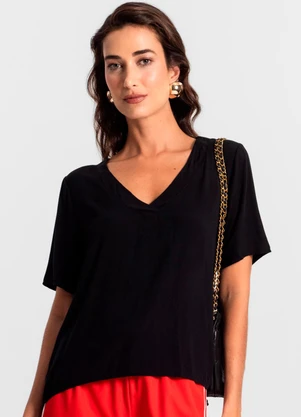 Endless - Blusa Feminina Lisa Preto - ENDLESS