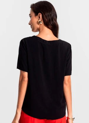 Endless - Blusa Feminina Lisa Preto - ENDLESS