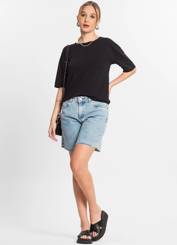 Select - Blusa Feminina Lisa Preto 3