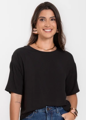 Select - Blusa Feminina Lisa Preto - SELECT