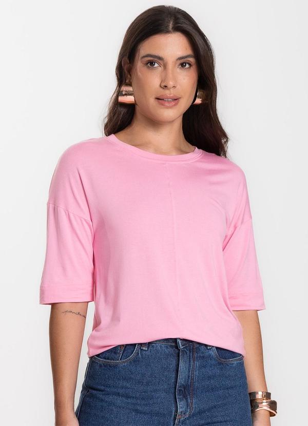 Select - Blusa Feminina Lisa Rosa