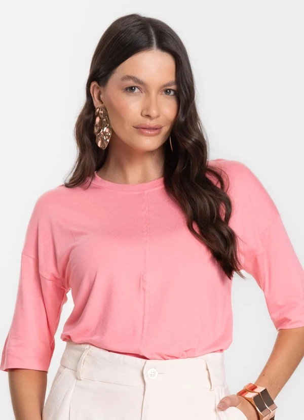 Select - Blusa Feminina Lisa Rosa 4