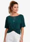 Infinita Cor - Blusa Viscose da Preto - variação: Verde