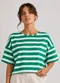 Infinita Cor - Blusa Feminina Listrada Verde - variação: Verde