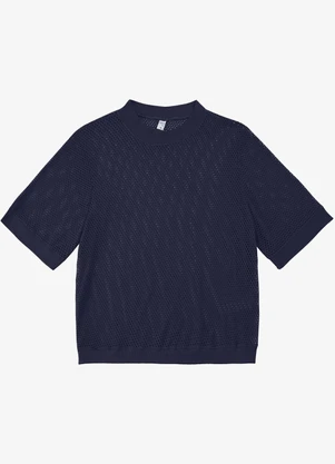 Blusa Feminina Malha Screen Infinita Cor (Azul) - INFINITA COR
