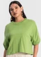 Rovitex - Blusa Feminina Manga Camponesa Verde - variação: Verde