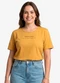 Infinita Cor - Blusa Feminina Manga Curta Amarelo - variação: Amarelo