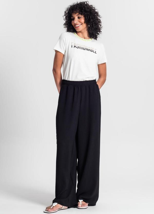 Rovitex - Blusa Feminina Manga Curta Bege 3