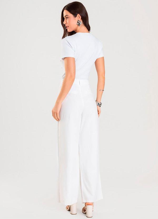 Dianna - Blusa Feminina Manga Curta com Rebites Branco 5