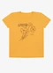 Select - Blusa Feminina Manga Curta Estampada Rosa - variação: Amarelo
