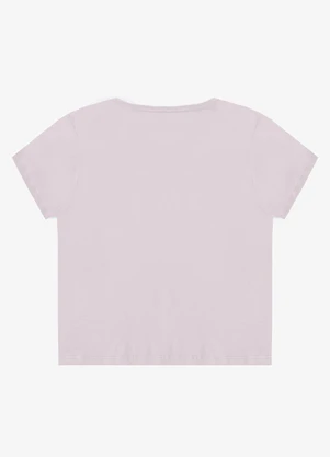 Select - Blusa Feminina Manga Curta Estampada Rosa - SELECT