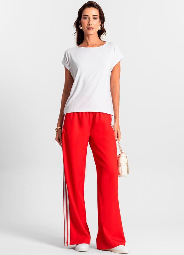 Rovitex - Blusa Feminina Manga Curta Branco 5