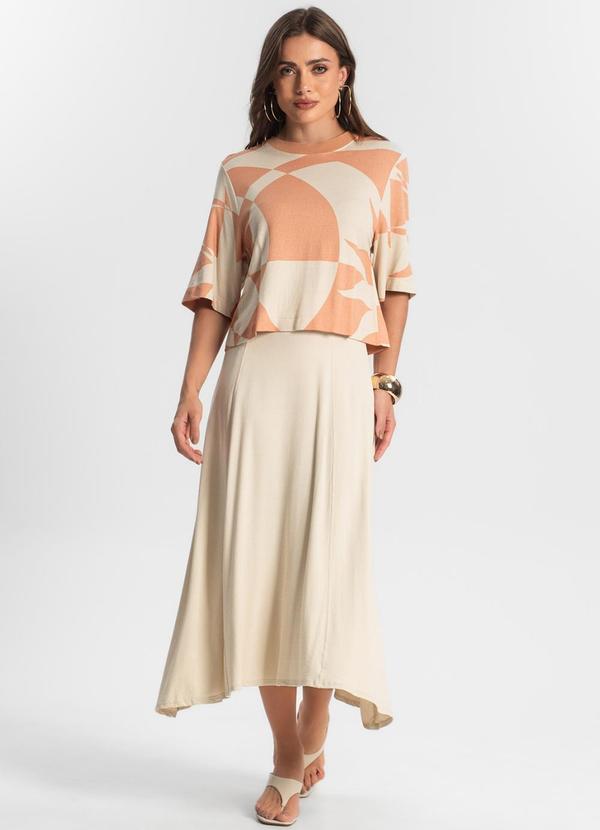 Endless - Blusa Feminina Manga Curta Marrom 3