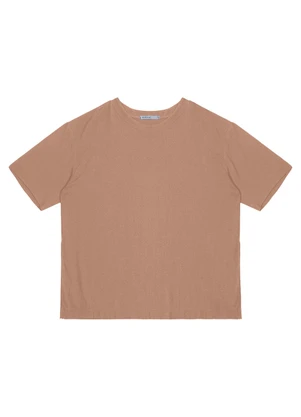 Endless - Blusa Feminina Manga Curta Marrom - ENDLESS