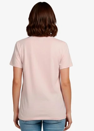 Infinita Cor - Blusa Feminina Manga Curta Marrom - INFINITA COR
