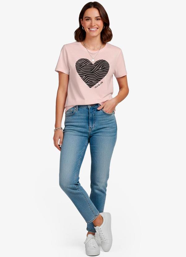 Infinita Cor - Blusa Feminina Manga Curta Marrom 3