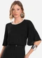 Endless - Blusa Feminina Manga Curta Preto - variação: Preto