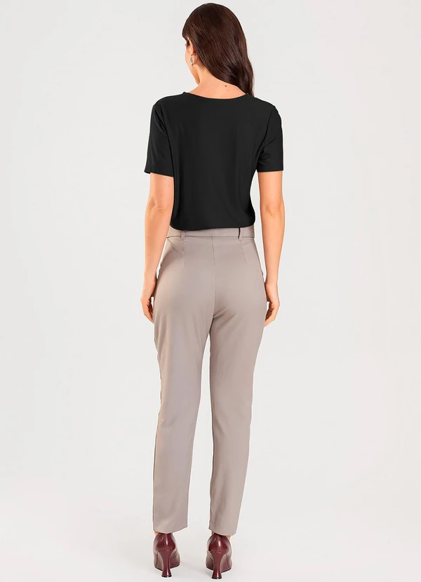 Dianna - Blusa Feminina Manga Curta Preto 4