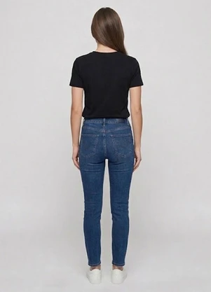 Infinita Cor - Blusa Feminina Manga Curta Preto - INFINITA COR