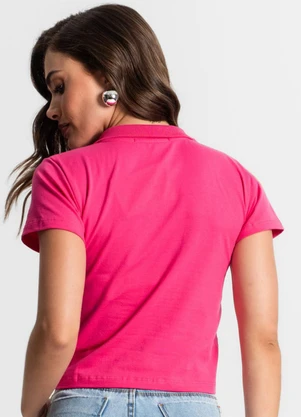 Endless - Blusa Feminina Manga Curta Rosa - ENDLESS
