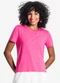 Rovitex - Blusa Feminina Manga Curta Laranja - variação: Rosa