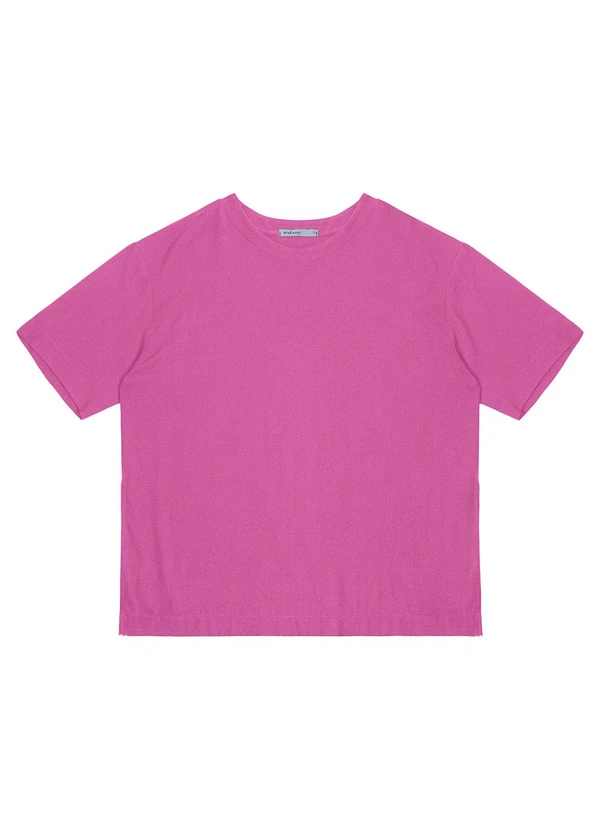 Endless - Blusa Feminina Manga Curta Rosa