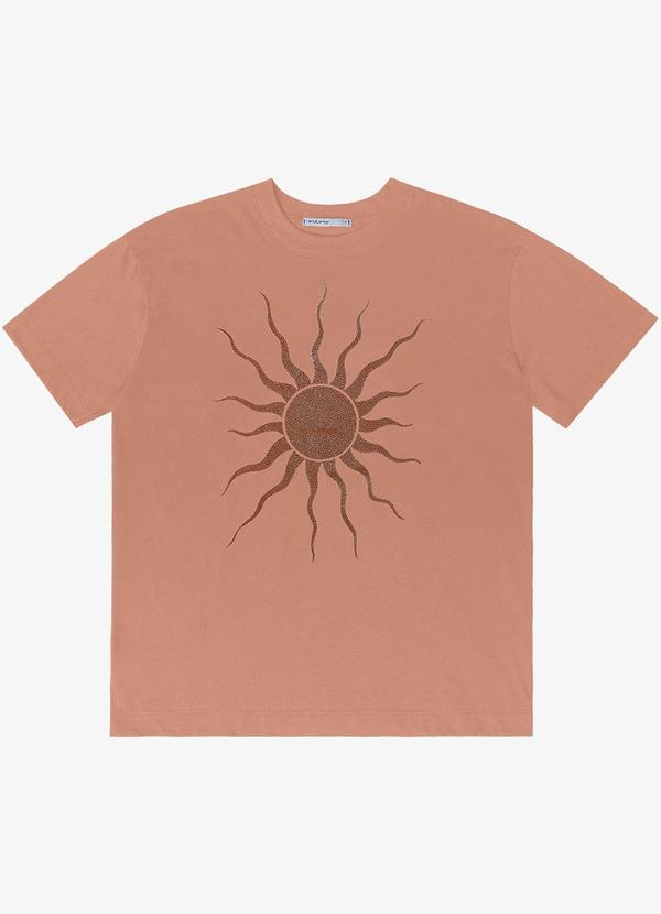 Endless - Blusa Feminina Manga Curta Sun Marrom 5