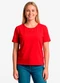 Infinita Cor - Blusa Feminina Manga Curta Amarelo - variação: Vermelho