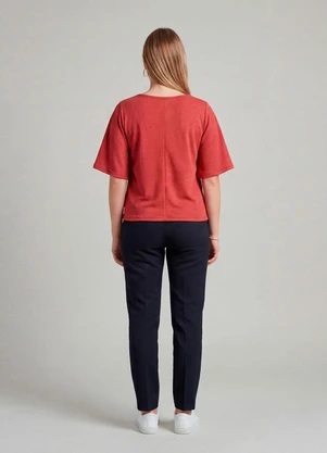 Infinita Cor - Blusa Feminina Manga Gôde Ampla Laranja - INFINITA COR