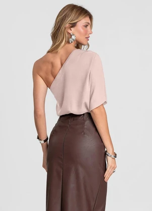 Dianna - Blusa Feminina Manga Única 7/8 Rosa - DIANNA