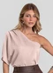 Dianna - Blusa Feminina Manga Única 7/8 Rosa - variação: Rosa