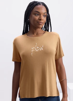 Essendi - Blusa Feminina Marrom - ESSENDI