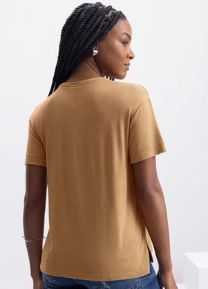 Essendi - Blusa Feminina Marrom - ESSENDI