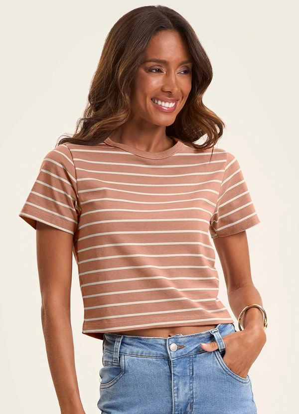 Rovitex - Blusa Feminina Marrom 4