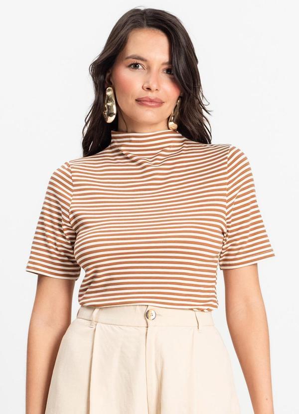 Infinita Cor - Blusa Feminina Marrom